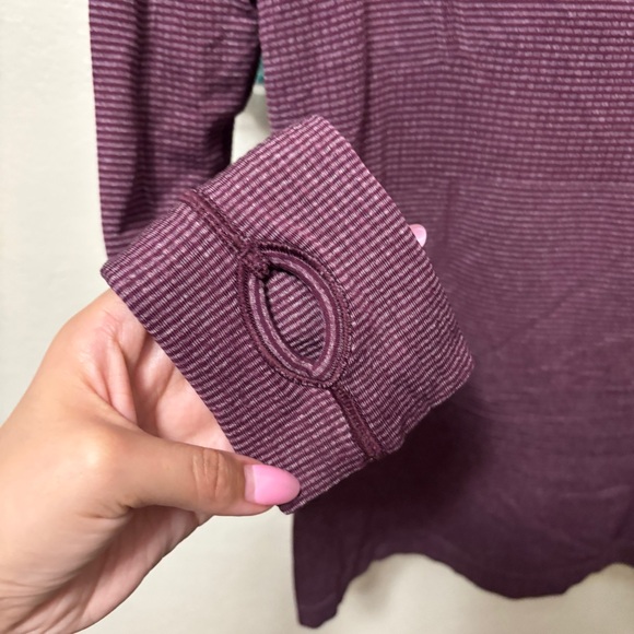 Lululemon Run: Swiftly Tech Long Sleeve Heathered Plum Size 6 - Picture 4 of 9